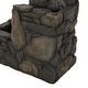 preview thumbnail 5 of 9, Aza Outdoor Tier Sun Fountain Outdoor 2 by Christopher Knight Home