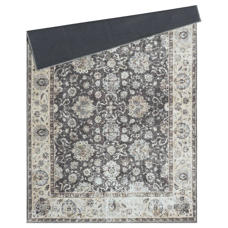 Legacy Cairo Traditional Bordered Washable Area Rug