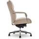 preview thumbnail 61 of 65, La-Z-Boy Sutherland Quilted Leather Executive Office Chair - High Back with Lumbar Support