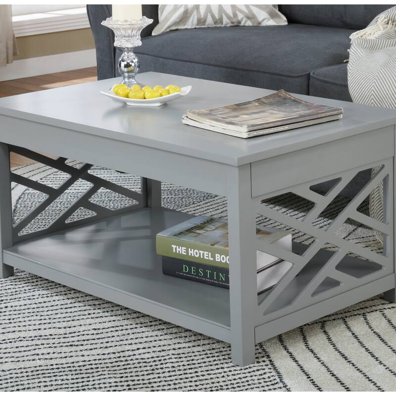 Porch & Den Altadena Coffee Table and Two End Tables with Drawer