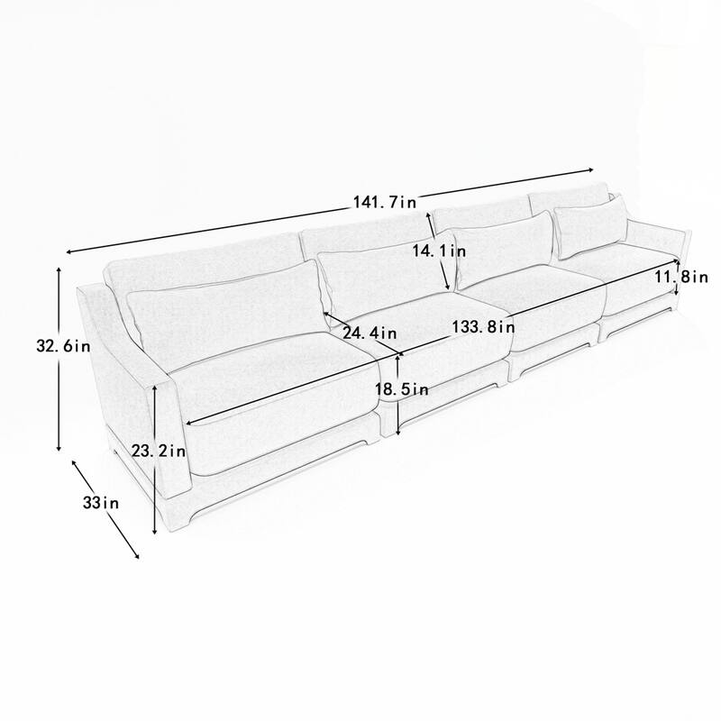 Chenille Fabric sofa