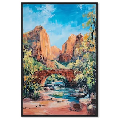 Bridge in Time Canvas by Art Remedy