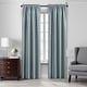 preview thumbnail 4 of 16, Colette Faux Silk Blackout Window Curtain 52"x108" - Mineral