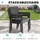 preview thumbnail 20 of 20, 11PC Outdoor Patio Aluminum X-Frame Dining Set Table with Stackable Chairs Umbrella Hole