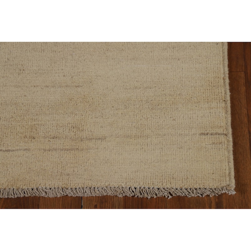 Gabbeh Oriental Runner Rug Hand-Knotted Hallway Wool Carpet - 2'11" x 9'4"