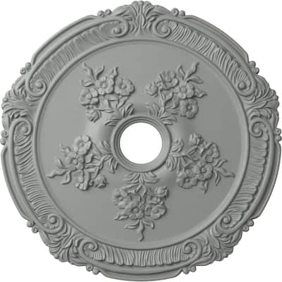 26"OD x 3 3/4"ID x 1 1/2"P Attica with Rose Ceiling Medallion