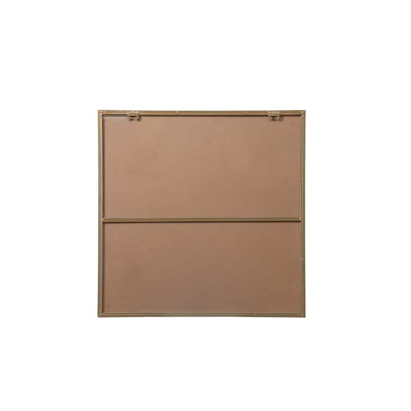 Indigo Home Metal Frame Square Mirror 30 inch