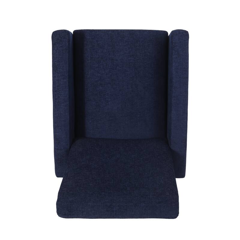 Roomfitters 27'' Wide Wood Hand Manual Club Recliner, Comfortable Lounge Chair for Living Room