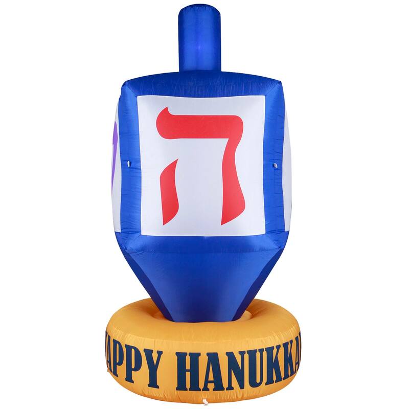 Giant Hanukkah Inflatable Dreidel - Multi