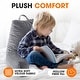 preview thumbnail 29 of 69, Cheer Collection Kids Size Reading and Backrest Pillow with Armrest