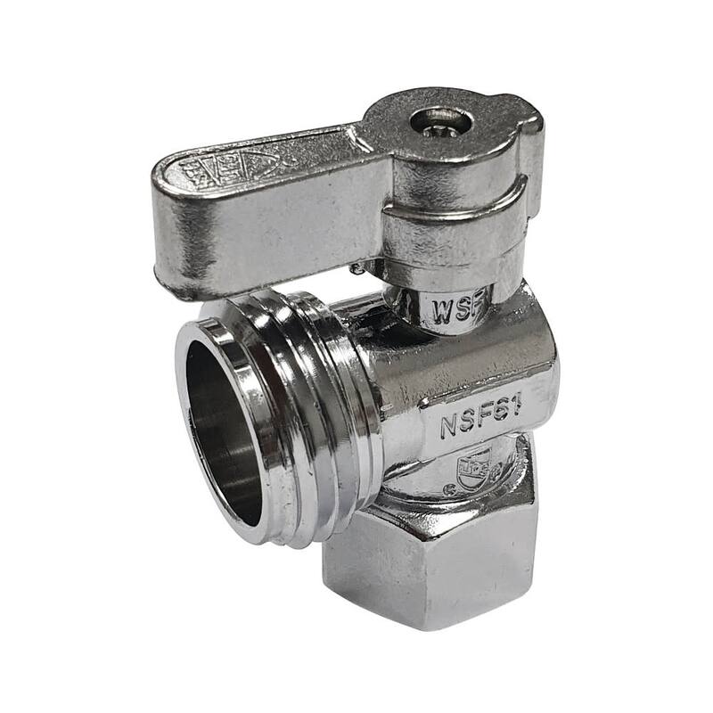 Kingston Brass Angle Shut Off Valve - Polished Chrome