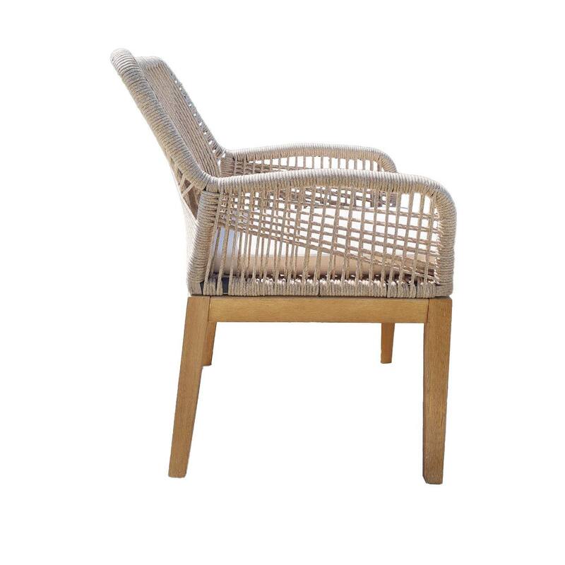 Ottawa Rope Weaving Chair - Natural (set of 2)