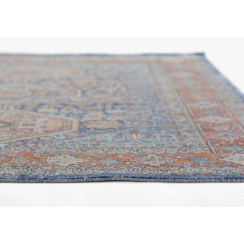 ECARPETGALLERY Machine Woven Alicia Copper Area Rug
