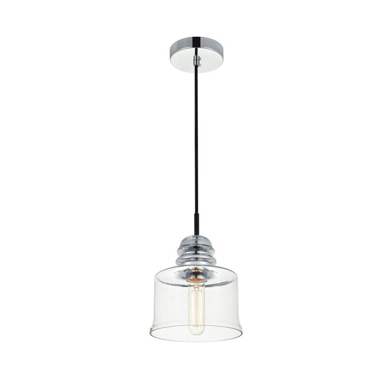 Living District Wiley Collection Chrome Flush Mount