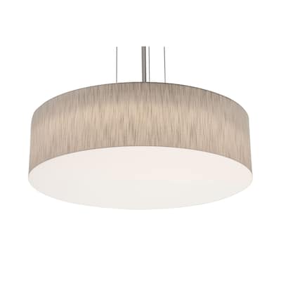 AFX Anton 24'' LED Pendant - Satin Nickel Finish