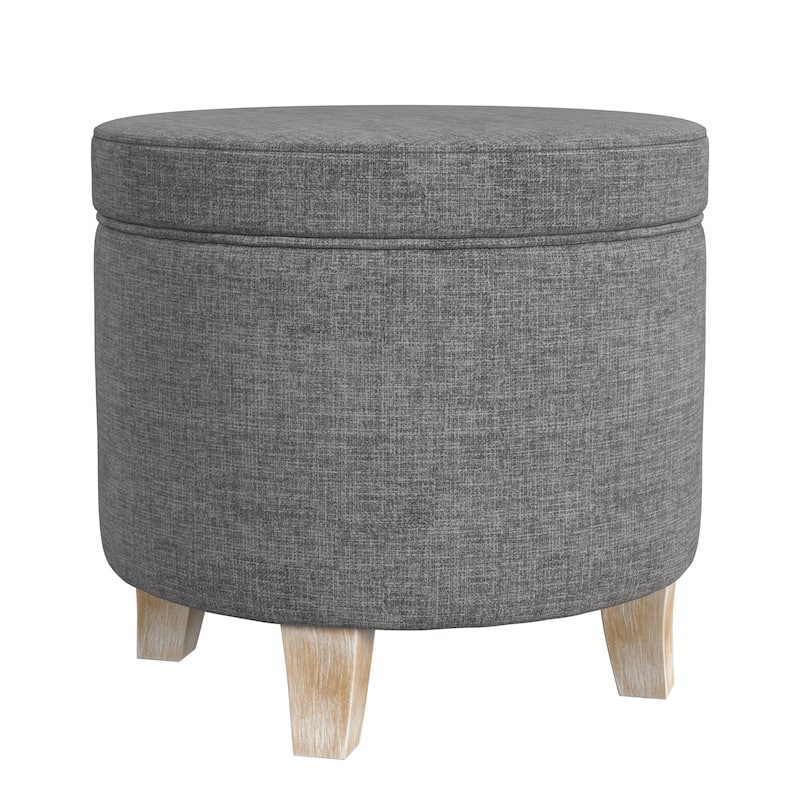 Carson Carrington Hnifsdalur Round Storage Ottoman