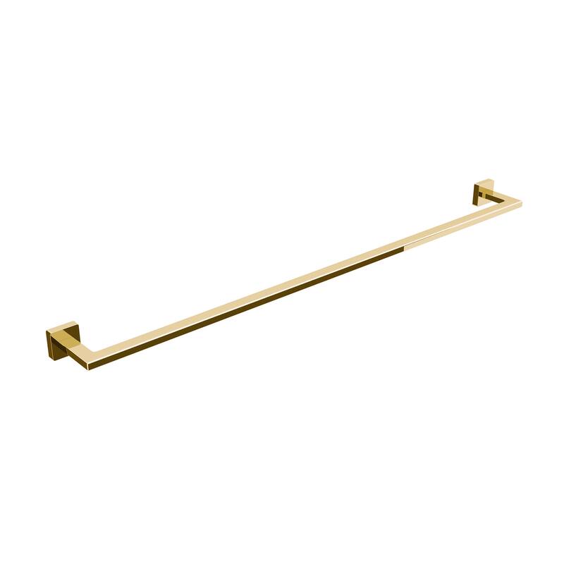 WS Bath Collections Dado 33-1/8" Towel Bar - Polished Gold