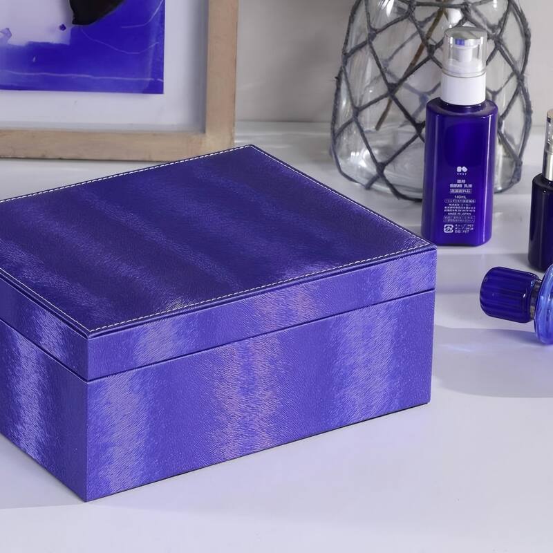 9.8" Long Jewelry Case, Azure Blue