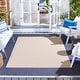 preview thumbnail 3 of 133, SAFAVIEH Courtyard Sherrie Border Indoor/ Outdoor Waterproof Patio Backyard Rug