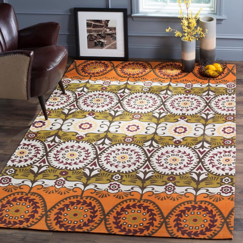 SAFAVIEH Handmade Cedar Brook Vinciane Modern Cotton Rug