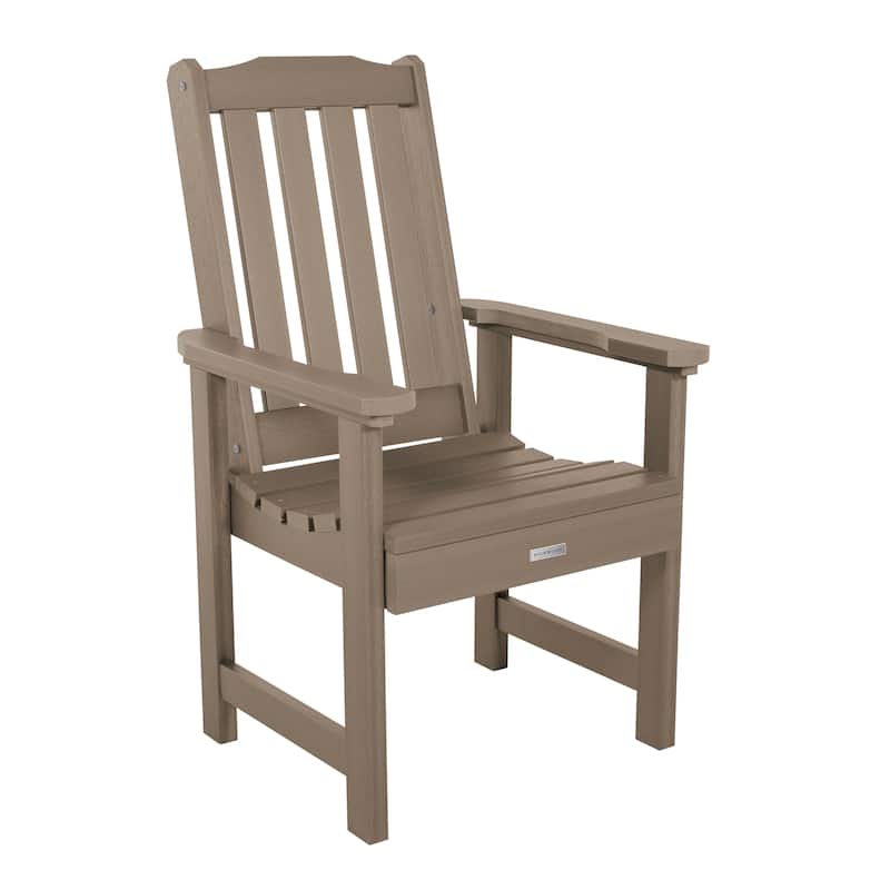 Lehigh Eco-friendly Dining Height Outdoor Armchair - Woodland Brown