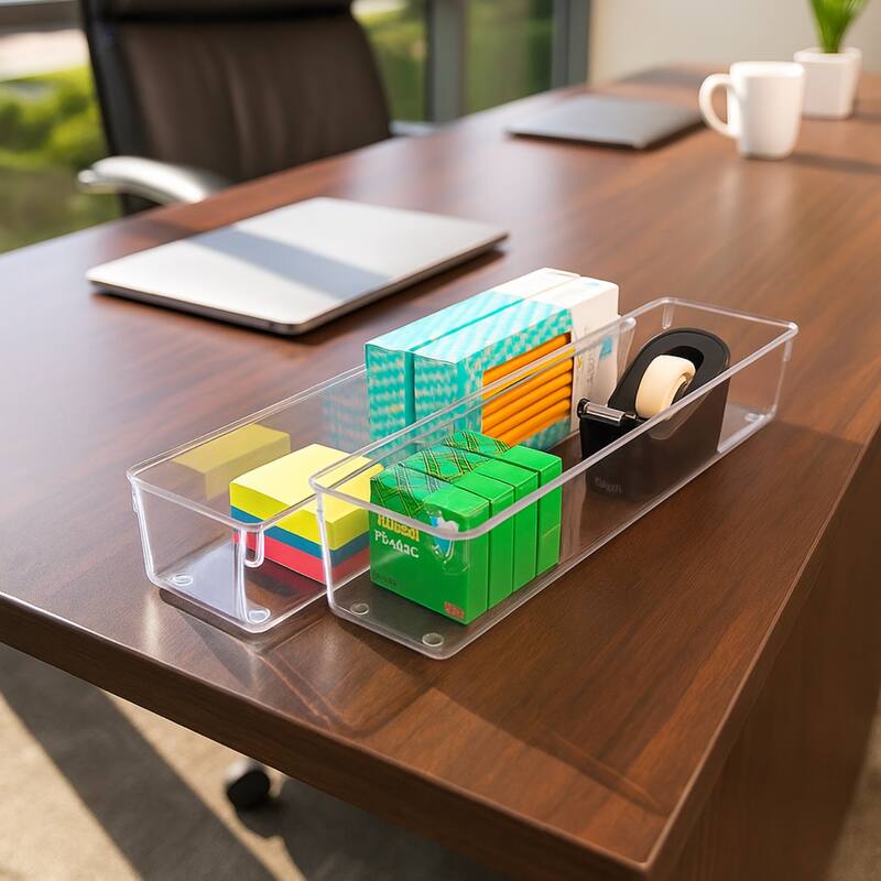 Clear Drawer Organizer 2 Pack