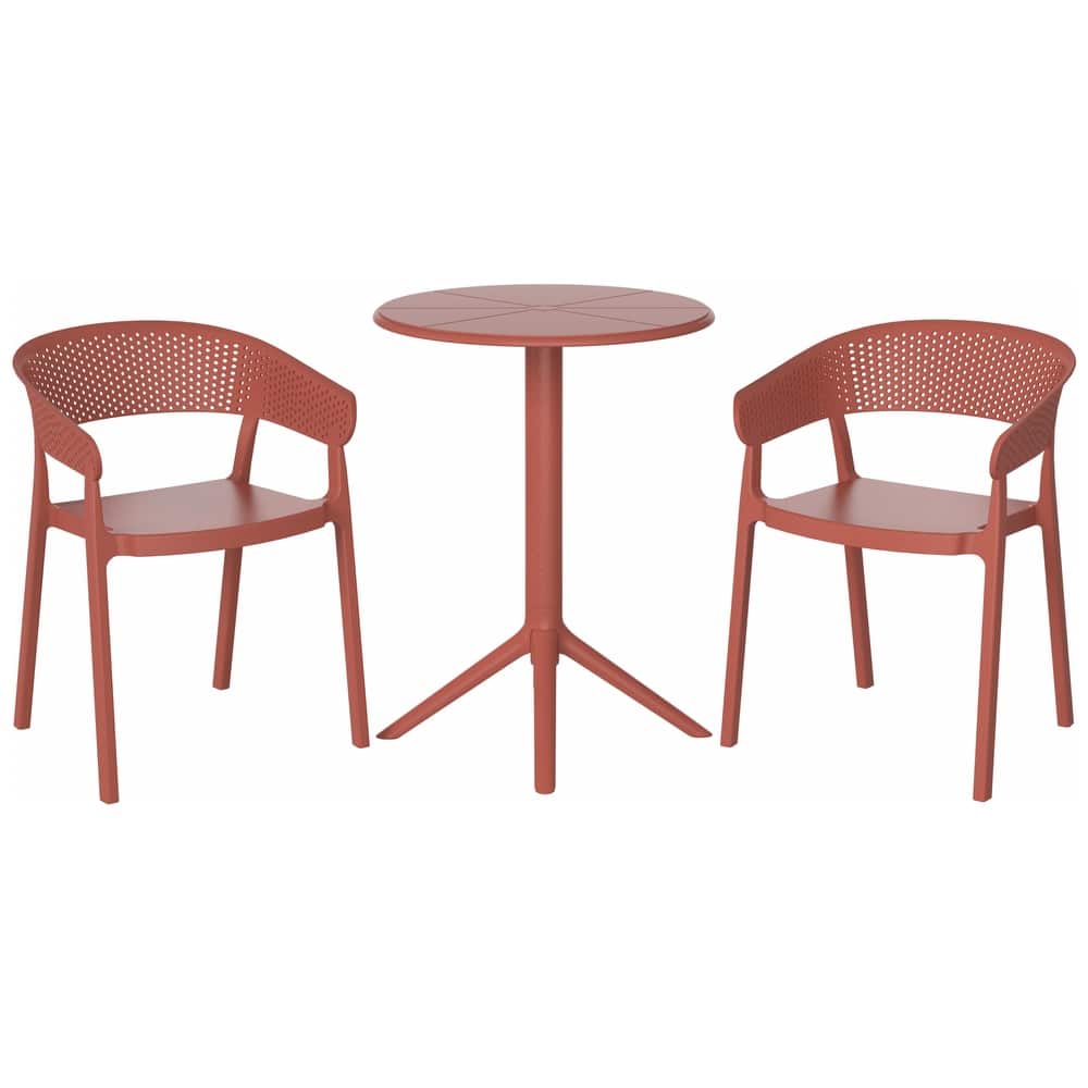 Frond and Form 2-Person Outdoor Round Dining Set