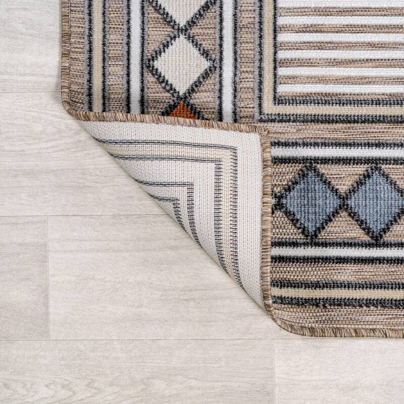 JONATHAN Y Star Abstract Swirl Area Rug
