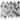 TileGen. Leaf Shape 1.25" x 2.75" Aluminum Metal Mosaic Tile in Silver/Gray Wall Tile (10 sheets/11sqft.)