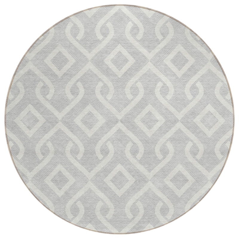 HomeRoots Geometric Transitional Rectangle Outdoor Rug