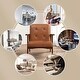 preview thumbnail 17 of 16, Costway Mid Century Accent Chair Tufted Reading Armchair Solid Rubber - See Details