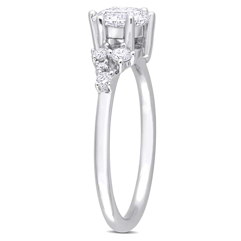 1 1/4ct TW Lab-Grown Diamond Engagement Ring in 14k White Gold