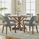 preview thumbnail 87 of 144, Wooden Dining Chairs Set of 2/4/6,Modern Fabric Upholstered Dining Room Chair Kitchen Chairs