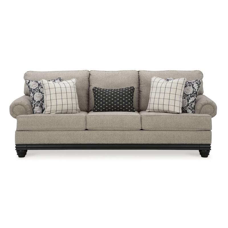 Signature Design by Ashley Elbiani Gray/Black 2-Piece Upholstery Package - 99" W x 40" D x 41" H