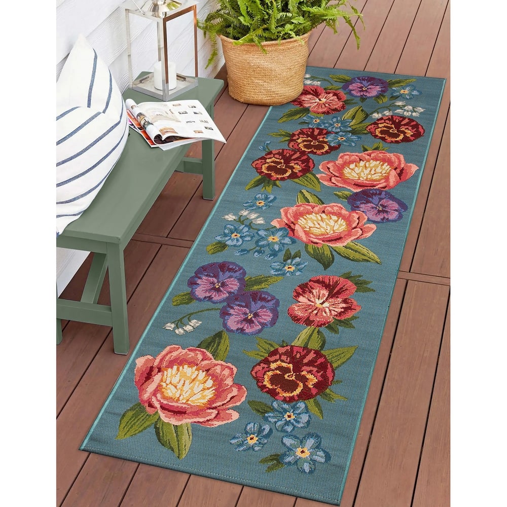 Liora Manne Marina Secret Garden Indoor/Outdoor Area Rug