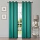 preview thumbnail 20 of 129, Superior Solid Machine Washable Room Darkening Grommet Curtains, Set of 2 42" x 108" - Teal
