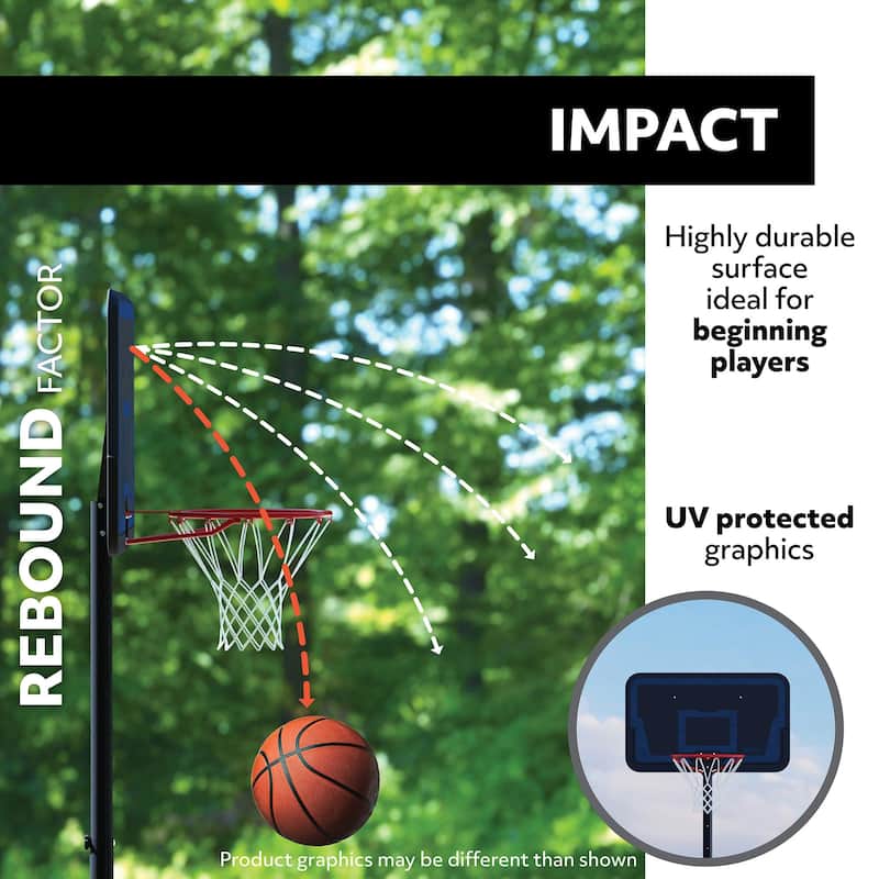 Lifetime Adjustable Youth Portable Basketball Hoop