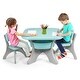 preview thumbnail 2 of 20, Kid-Friendly Activity Table & Chair Set with Built-in Storage for Creative Play