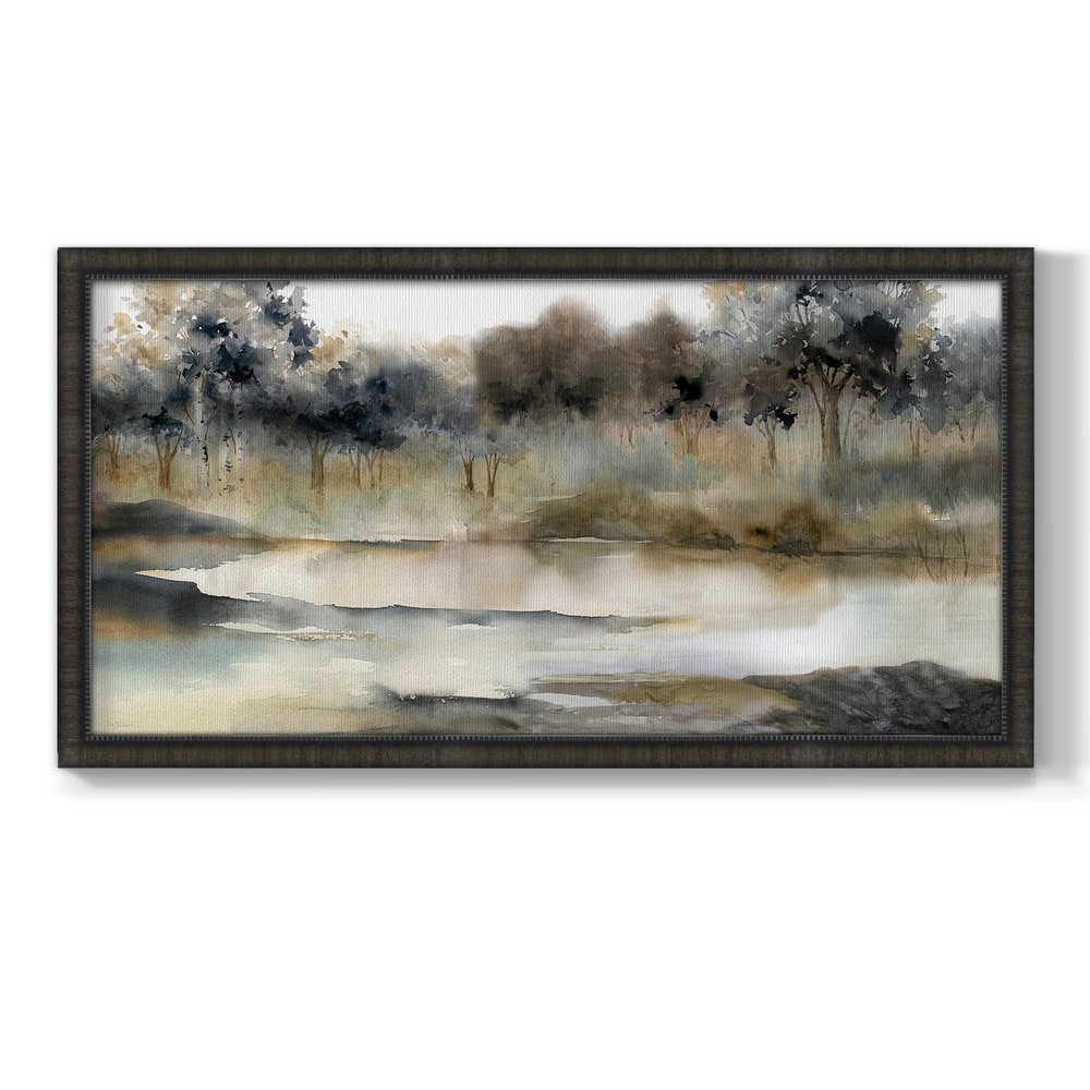 Serene River Premium Framed Canvas- Ready to Hang