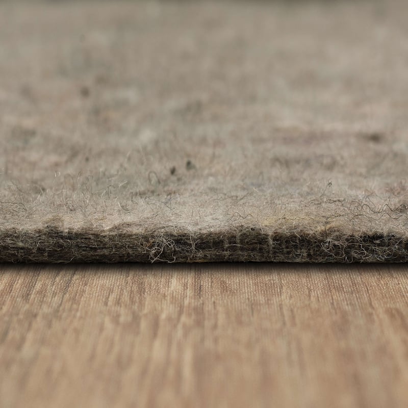 Mohawk Home Felt Rug Pad 3/8" Inch Thick Plush Comfort Cushion - Grey