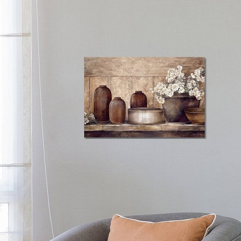 iCanvas "Primrose On A Sideboard" by Linda Thompson Canvas Print - 18x26x1.5