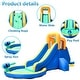 preview thumbnail 3 of 5, Inflatable Water Slide Kids Bounce House Castle Splash Pool with 350W Blower