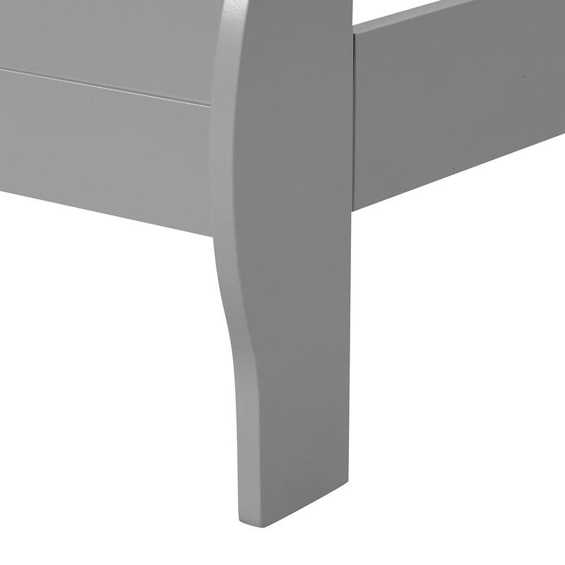 Furniture of America Mayday Modern Solid Wood 3-Piece Sleigh Bedroom Set