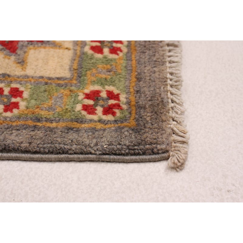 ECARPETGALLERY Hand-knotted Finest Ghazni Grey Wool Rug - 3'10 x 6'0