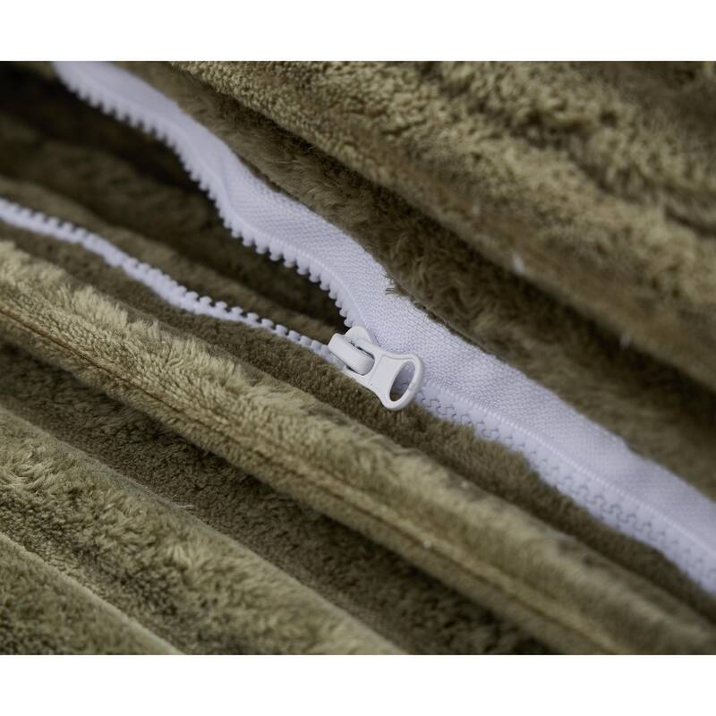 Oversized Corduroy Chaise Lounge Chair, Adjustable 4-Gear Reclining Sleeper Sofa Bed, Living Room Deep Seat Leisure Sofa Chair