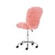 preview thumbnail 29 of 52, Clara Faux Fur Armless Office Chair