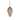 Frosted Glass Pine Cone Ornaments w/ Glitter Trim, Set of 6