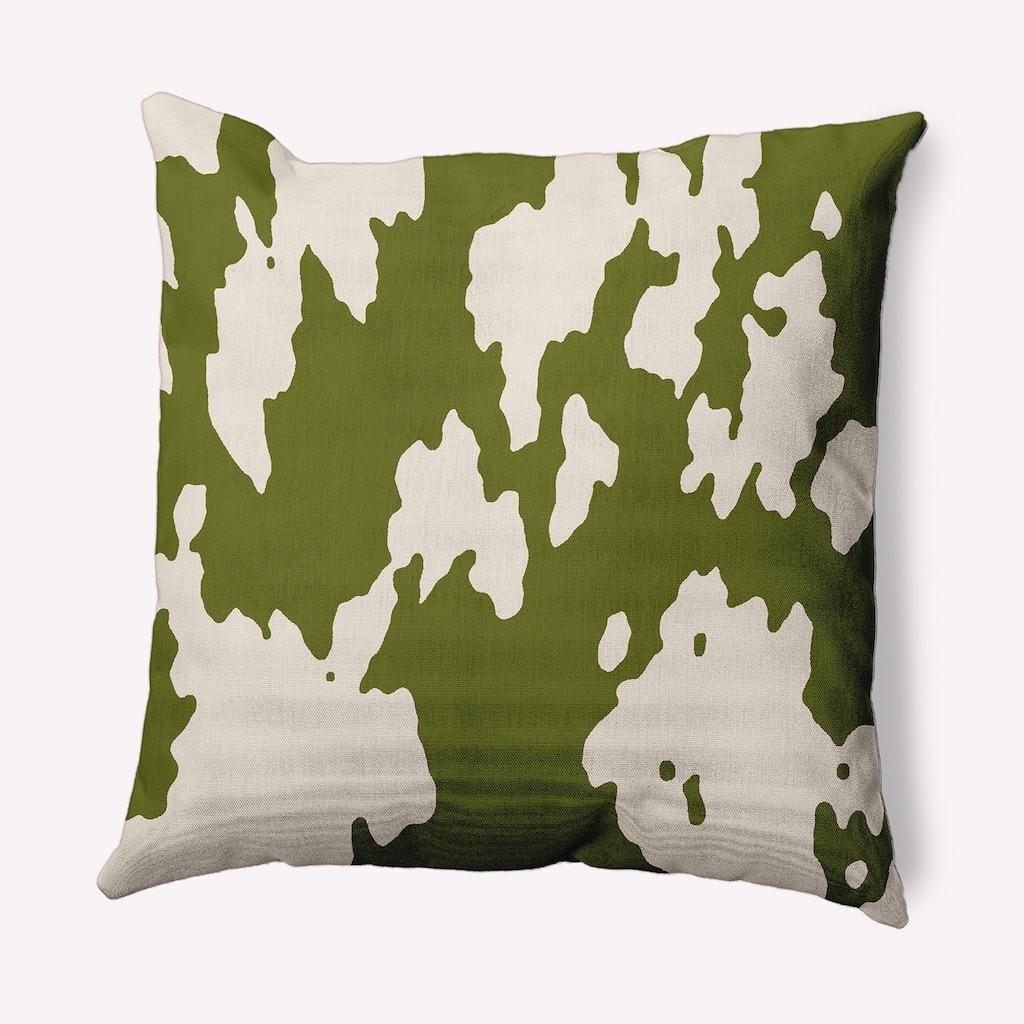 Moo Print Decorative Throw Pillow