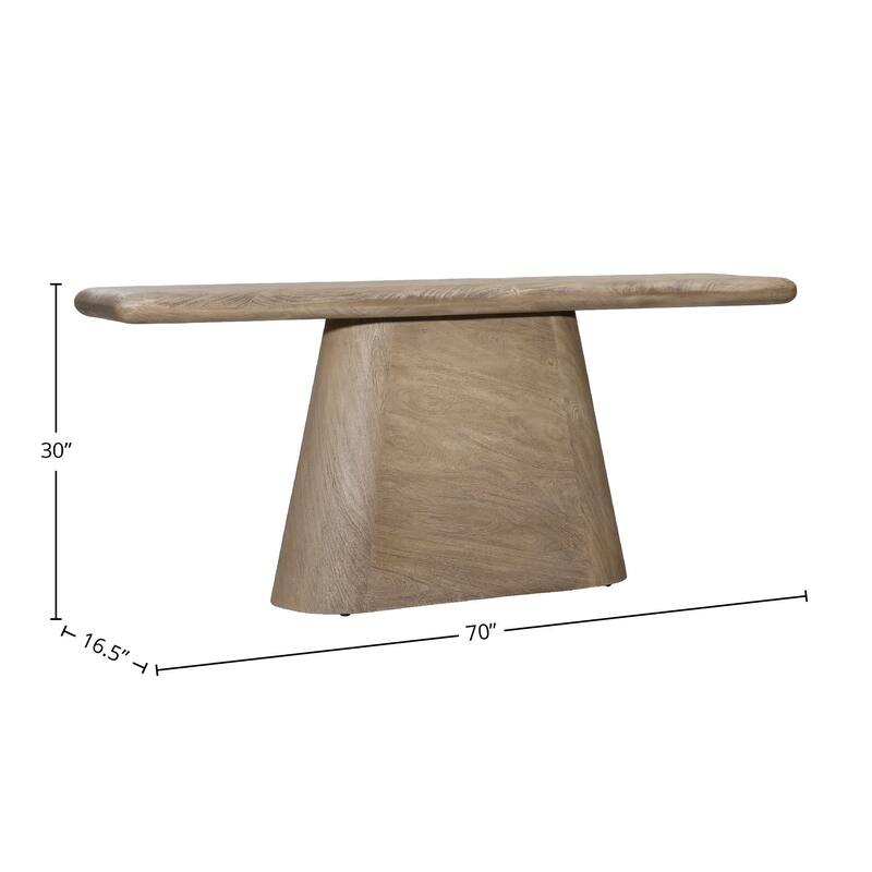 Max 70" Wide Console Table, Natural