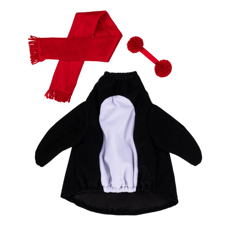 Porch Goose Outfit for Garden Statue - Winter Penguin